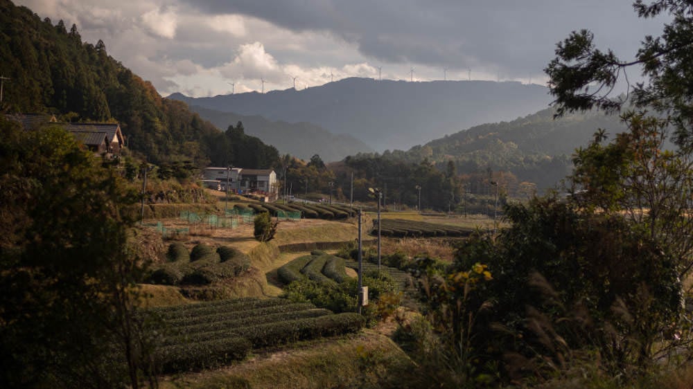 Looking out over the valley back towards Ise-Shi