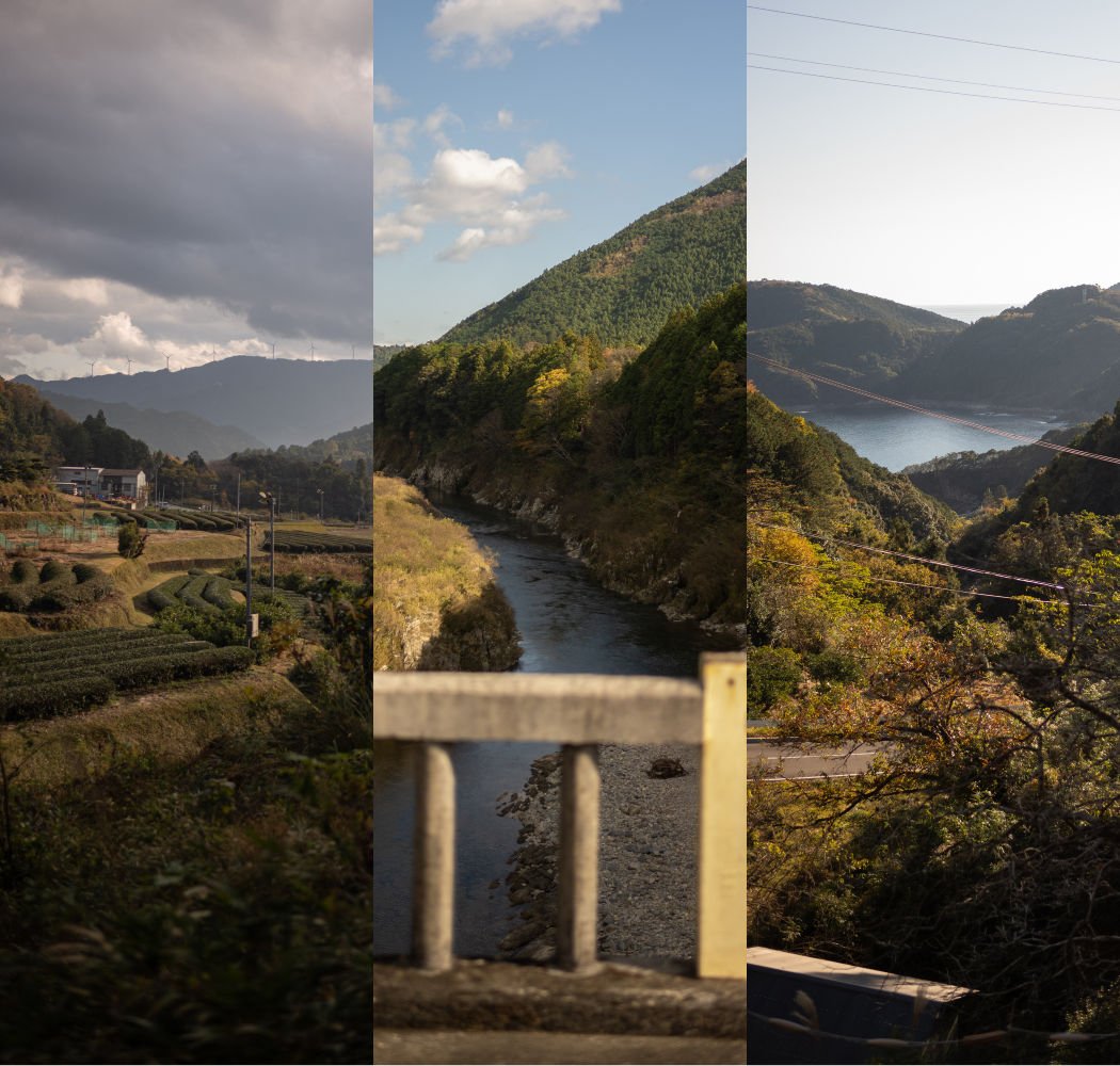 Scenes from along the Ise-ji