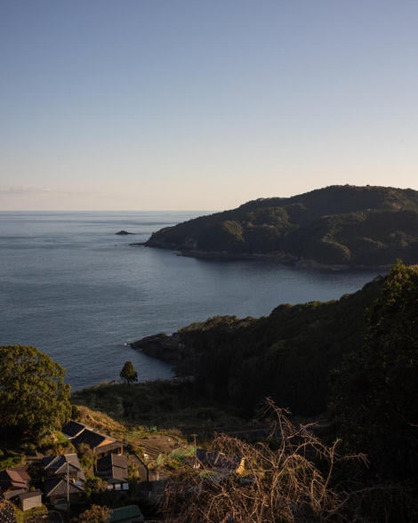 More cover, because that's what this part of the walk is all about — gazing out into quaint little coves are you walk over many mountain passes each day.